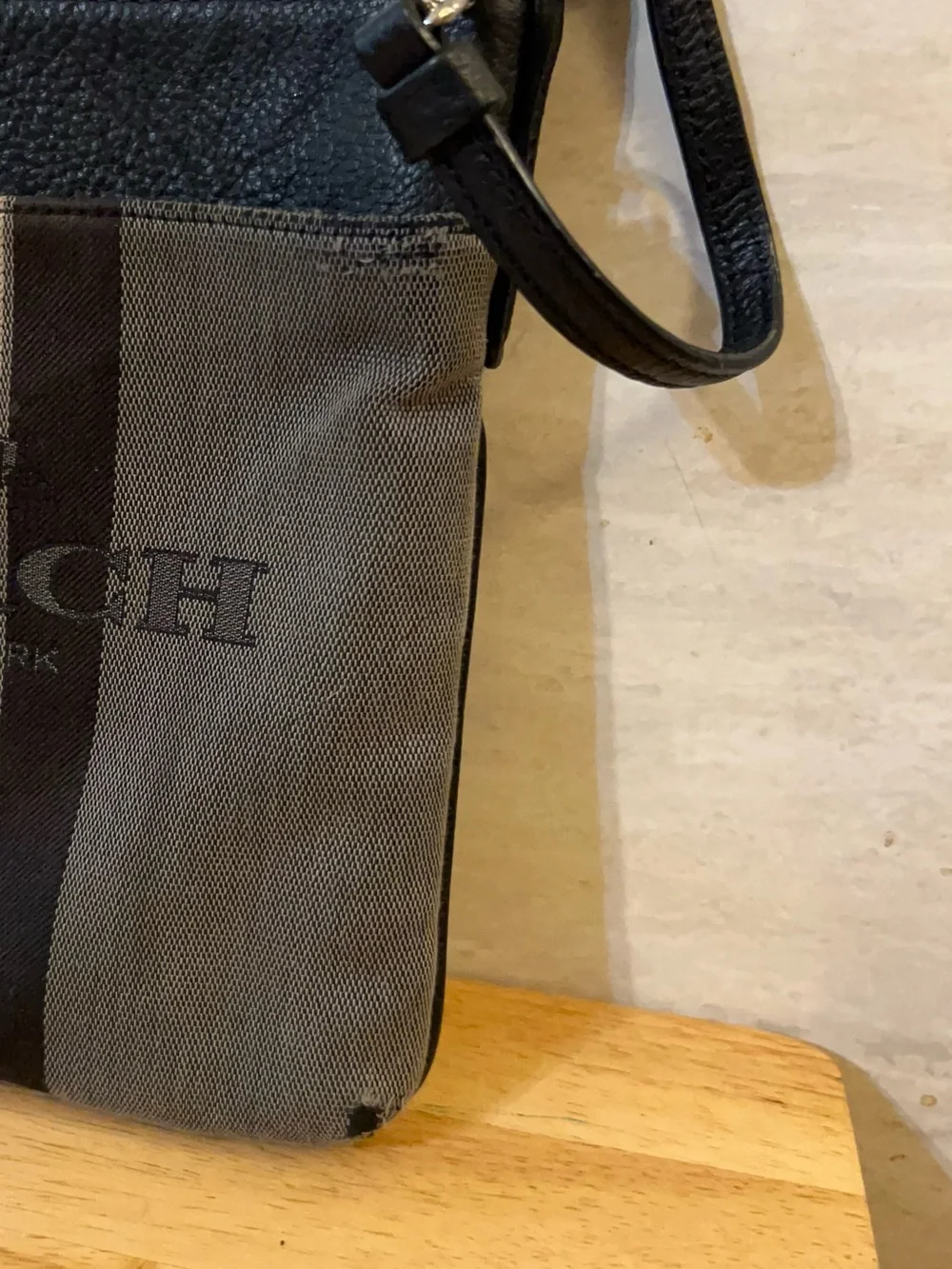 Coach Horse and Carriage Jacquard Kitt Crossbody.